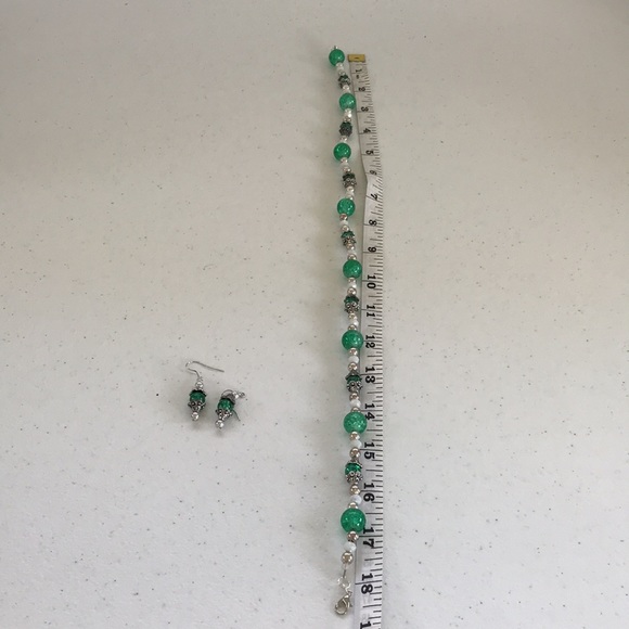 Vintage Crackle Glass Style Beaded Jewelry Combo - Picture 7 of 9